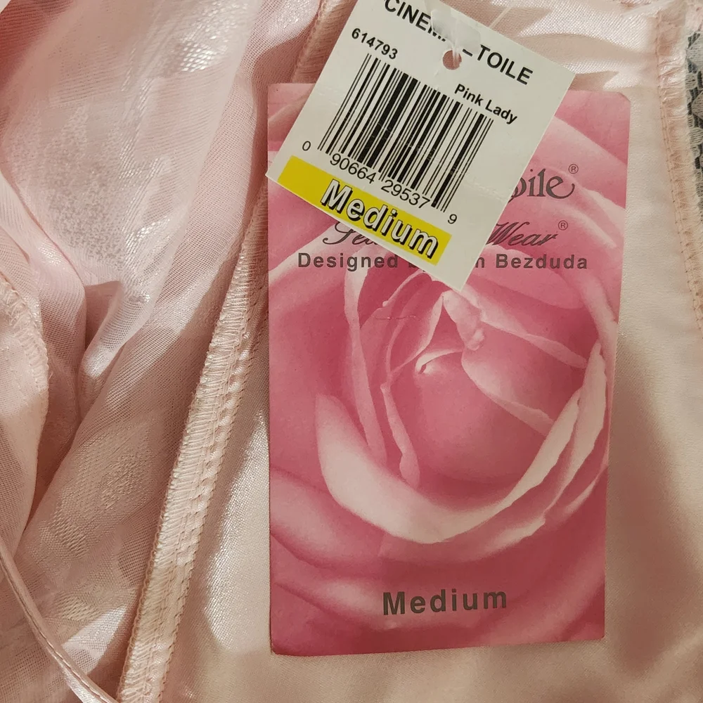 Cinema Etolie Pink Floral Lingerie Camisole Top NWT Size Medium - Picture 8 of 8